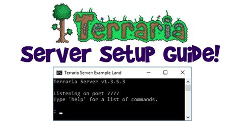 how to make a multiplayer server in terraria