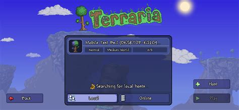 how to make a multiplayer server in terraria mobile