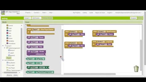 how to make a music player on mit app inventor