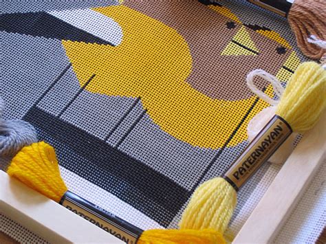how to make a needlepoint pattern from a picture