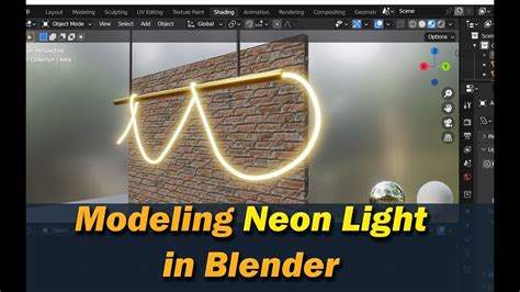 How To Make A Neon Light In Blender