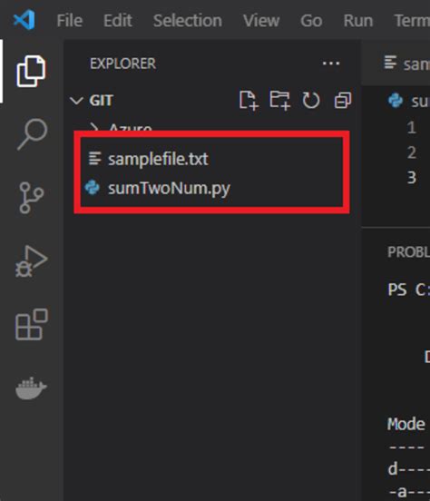 how to make a new file in visual studio code