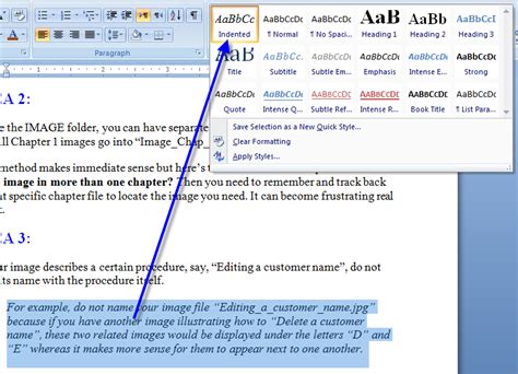 how to make a new paragraph style in word