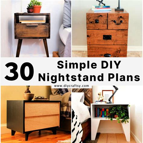 How To Make A Nightstand Table