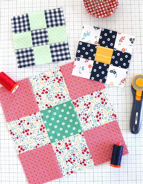 How To Make A Nine Patch Quilt Block