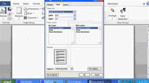 how to make a note card in word