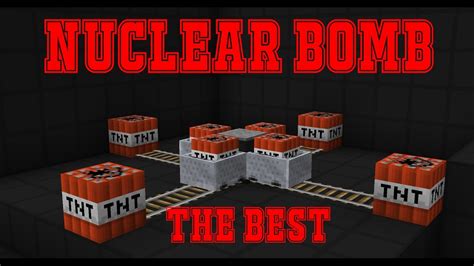 How To Make A Nuclear Bomb In Minecraft Java Edition
