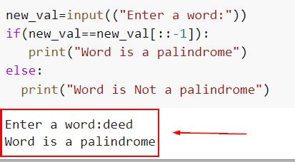 how to make a palindrome in python