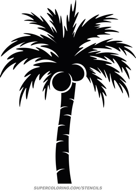 How To Make A Palm Tree Stencil