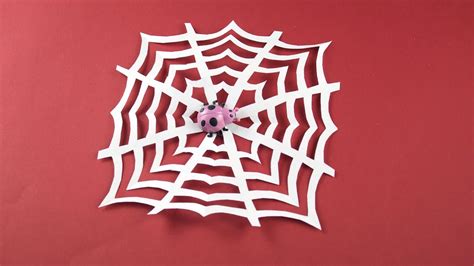 How To Make A Paper Cobweb