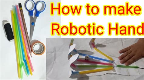 how to make a paper robot hand