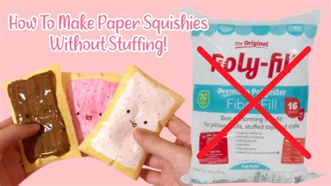 How To Make A Paper Squishy Without Stuffing