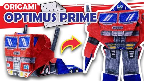 how to make a paper transformer robot car step by step