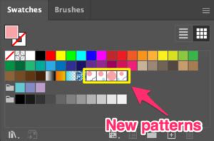how to make a pattern a swatch in illustrator
