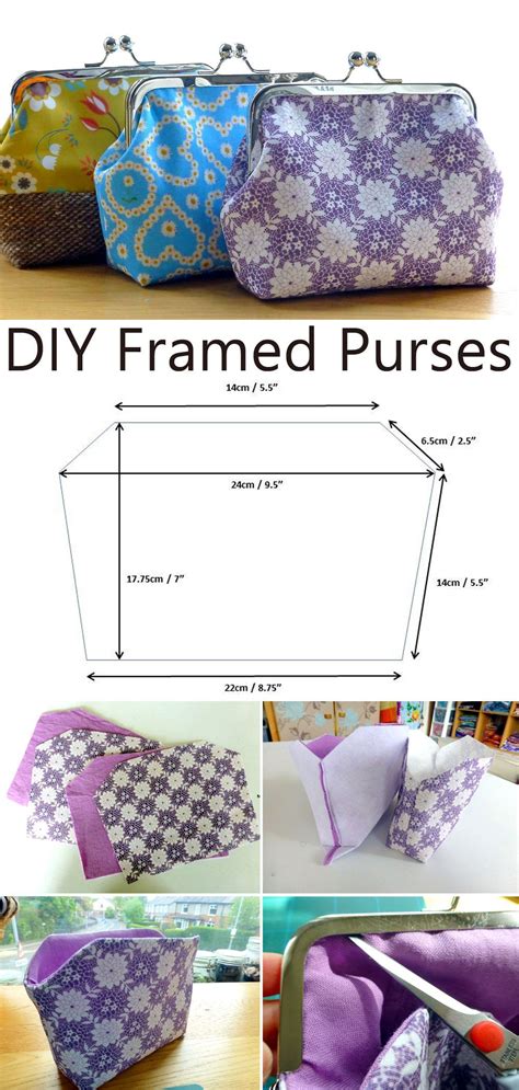How To Make A Pattern For A Purse Frame