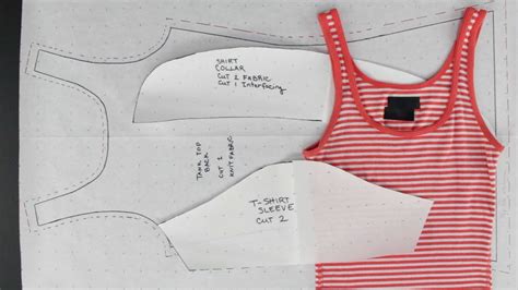 how to make a pattern from existing shirt