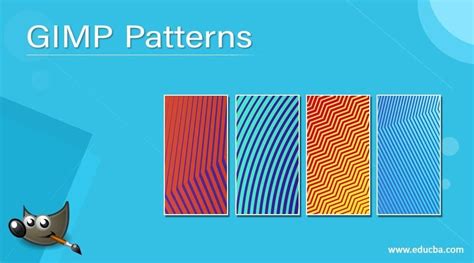 how to make a pattern in gimp