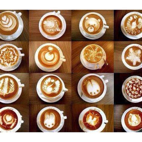 how to make a pattern on top of coffee