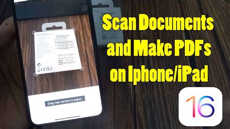 how to make a pdf on docs on iphone