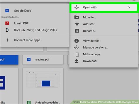how to make a pdf on google docs app