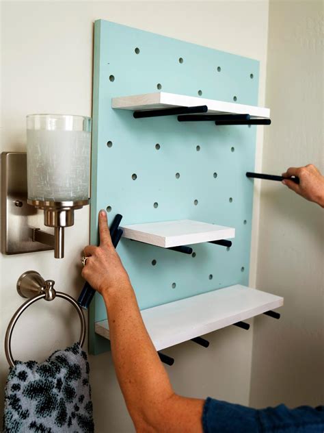 How To Make A Pegboard Shelf