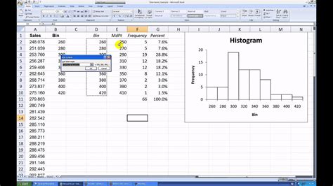 How To Make A Percentage Histogram In Excel