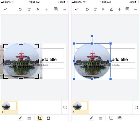 how to make a perfect circle in google slides