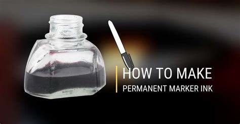 How To Make A Permanent Marker