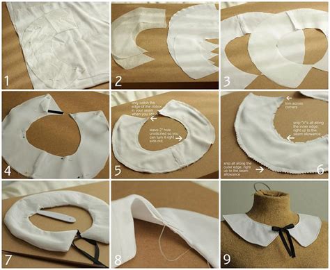 how to make a peter pan collar step by step