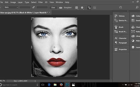 how to make a photo black and white but keep some color in photoshop