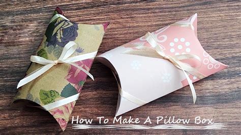 How To Make A Pillow Box With Window