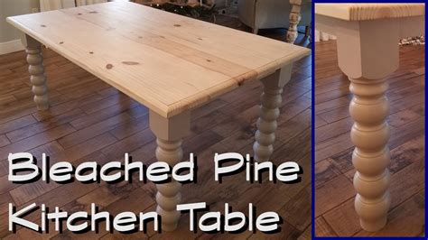 How To Make A Pine Dining Table