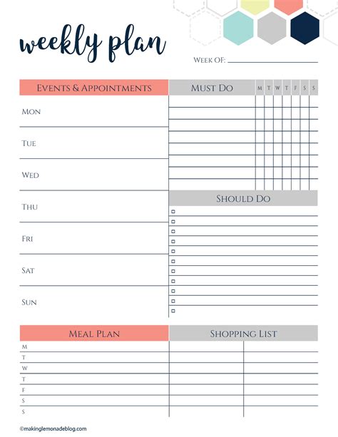 How To Make A Planner Template