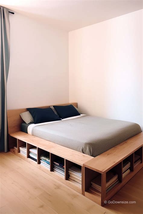 How To Make A Platform Bed With Cubbies