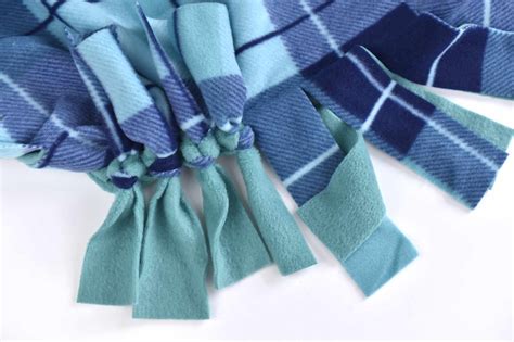 How To Make A Plush Tie Blanket