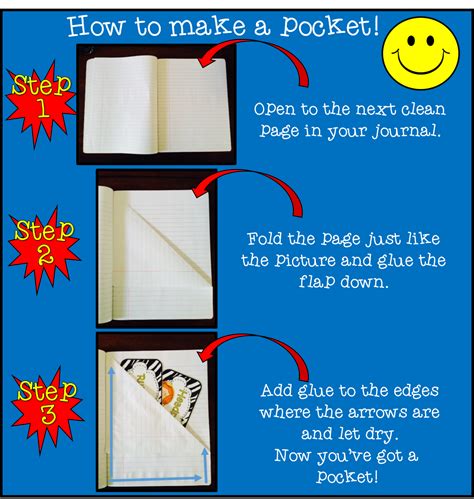 How To Make A Pocket In A Composition Notebook