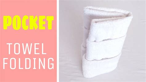 How To Make A Pocket In A Towel