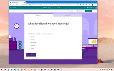 how to make a poll on microsoft forms
