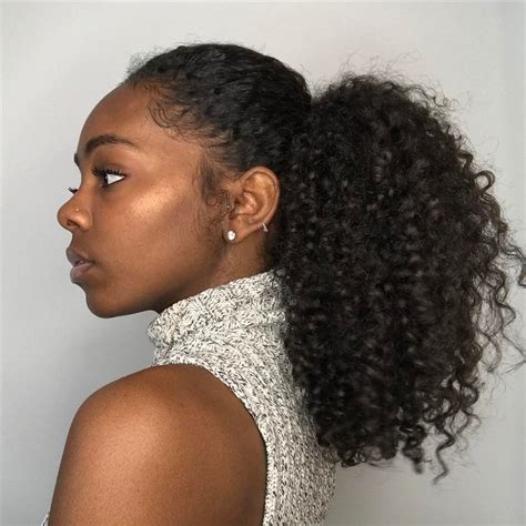 Stunning How To Make A Ponytail With Kinky Hair For Short Hair