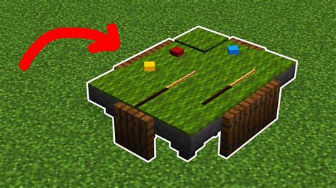 How To Make A Pool Table In Minecraft Magma
