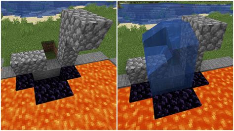 How To Make A Portal In Minecraft From A Lava Pool