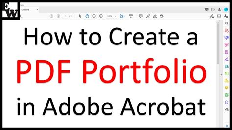 How to create a pdf portfolio in acrobat x