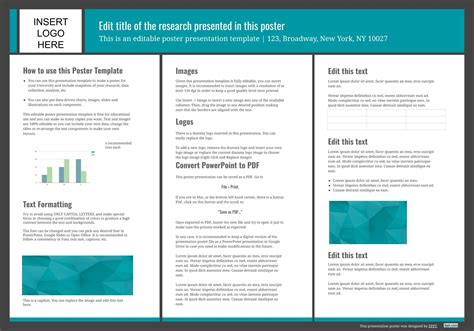 how to make a poster board on google slides