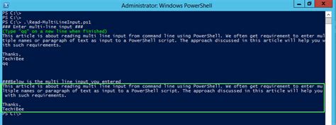 how to make a powershell script prompt for input