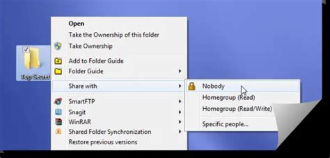 how to make a private folder on pc