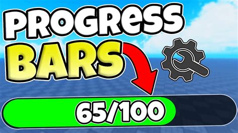 how to make a progress bar in roblox studio