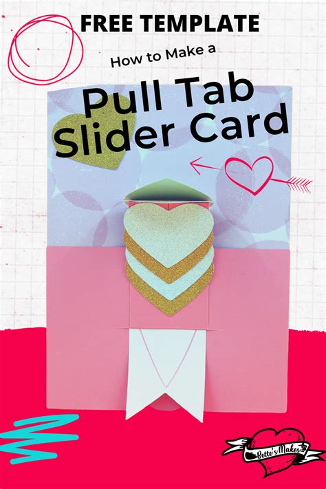 how to make a pull tab slider card