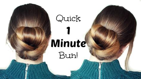 This How To Make A Quick Easy Hair Bun For Short Hair