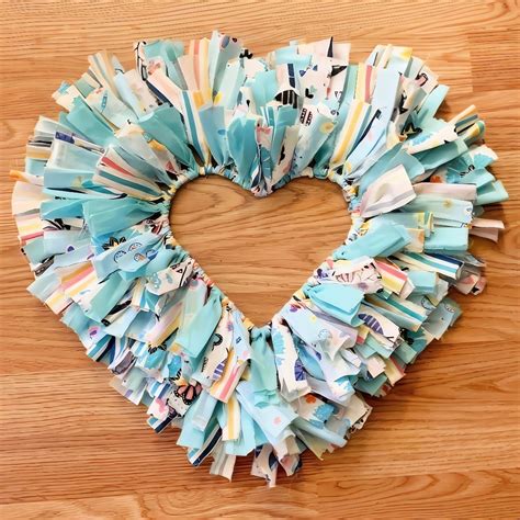 How To Make A Rag Wreath With A Styrofoam Ring