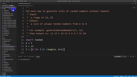 how to make a random list in python